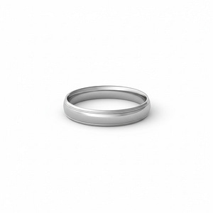 Men's Wedding Band 3mm Groove