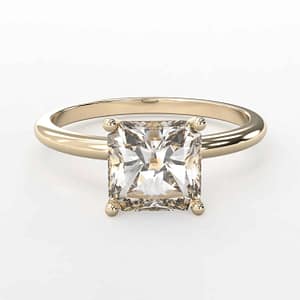 Radiant Cut Classic Solitaire | 4-Claw Setting