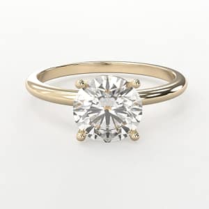 Oval Cut Classic Solitaire | 4-Claw Setting