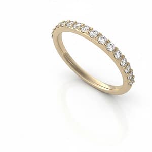 Micro Pave Wedding band