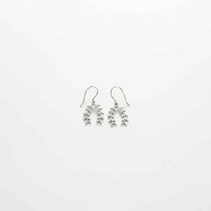Silver Vireo Drop Earrings