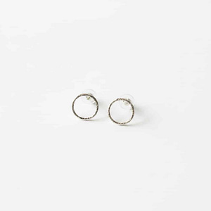 Silver Halo Texture Studs