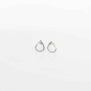 Silver Teardrop Whisper Earrings