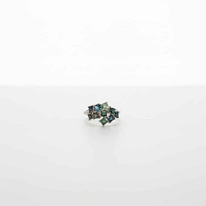 Silver Echelon Mosaic Ring